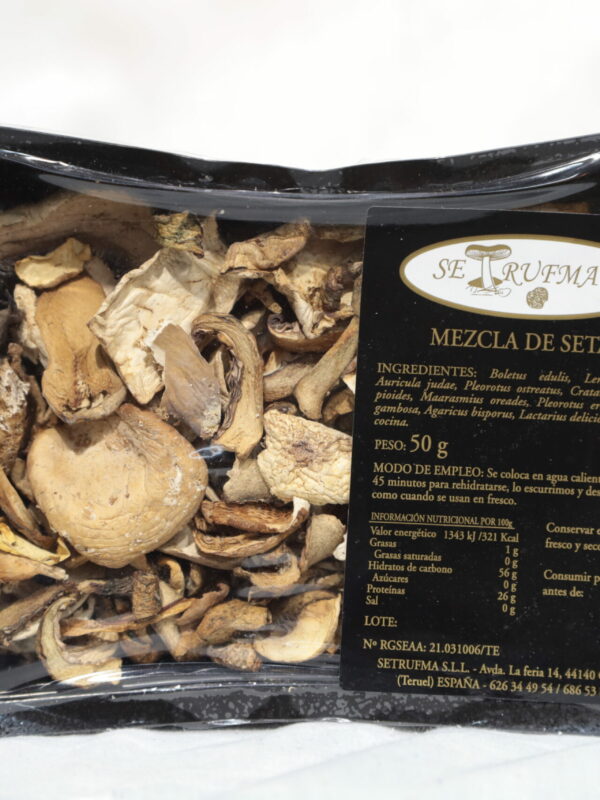 MEZCLA DE SETAS DESHIDRATADA
