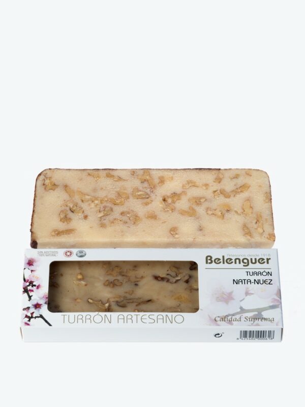 Turrón Nata Nuez