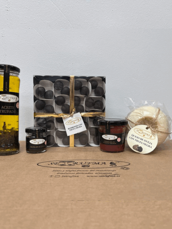 Surtido productos con trufa negra