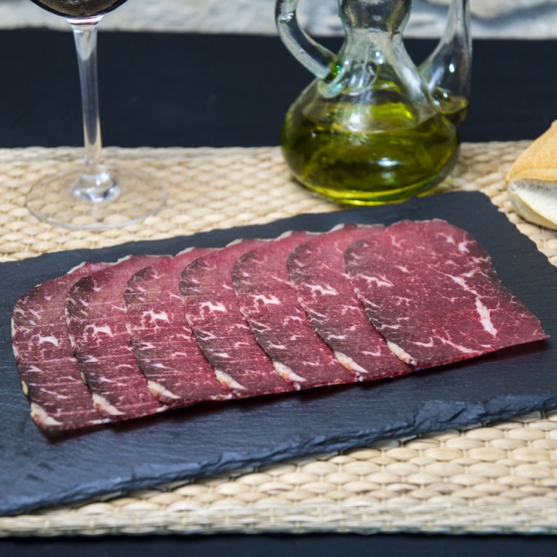 Cecina de vaca fileteada