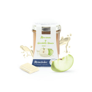 MANZANA CON CHOCOLATE BLCACO