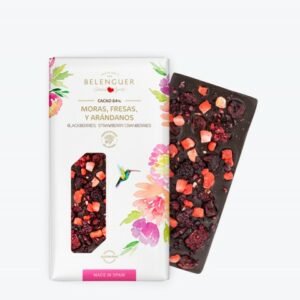 Moras, fresas y arándanos.